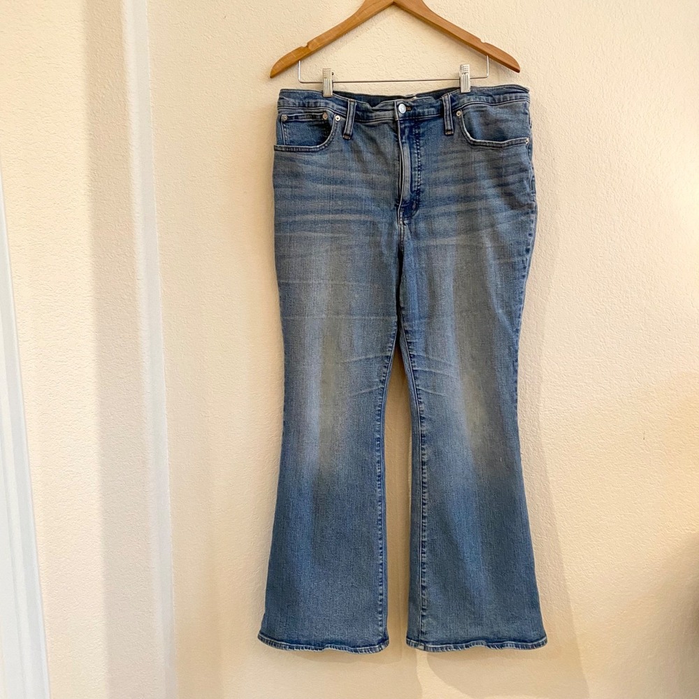 Madewell Skinny Flare Jeans‎ Light Wash Denim Womens Size 33